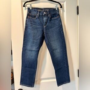 High-Rise Straight Jeans